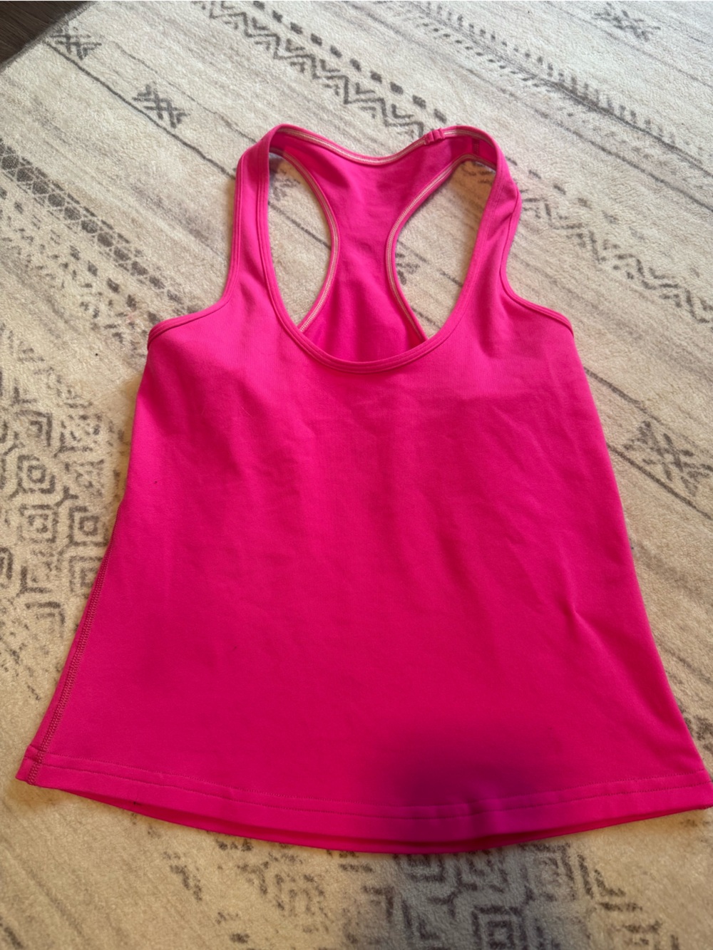 lululemon athletica Hot Pink Racerback Tank Top